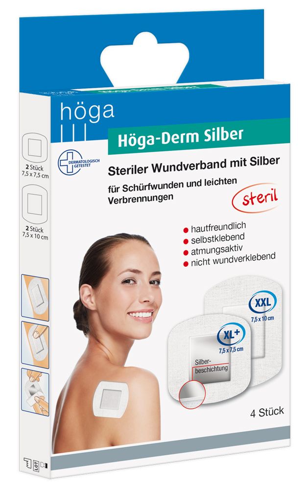 Höga-Derm Silber, steriler Wundverband mit Silber - Höga-Pharm e. K.