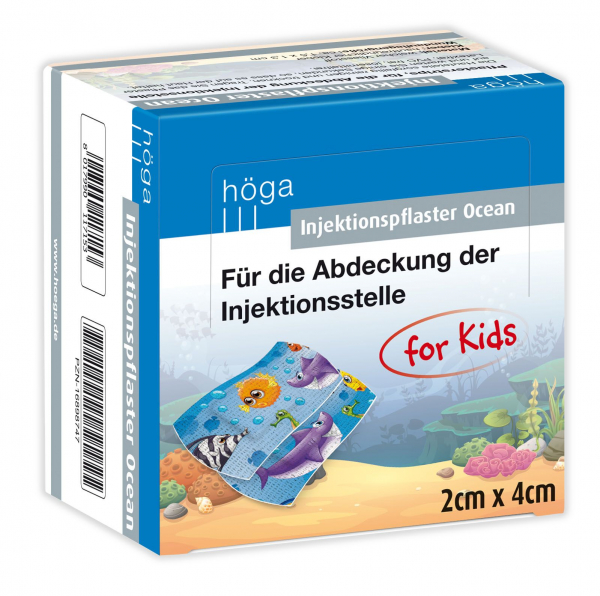 Injektionspflaster Ocean, Vlies, for Kids, 100 Stück