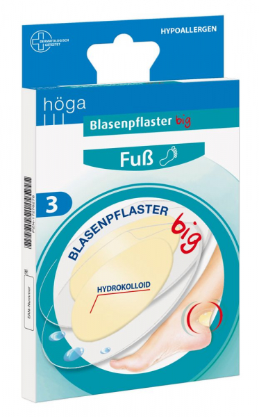 Blasenpflaster big, 3 Stück, 1 Größe: 9,6 x 6,6 cm