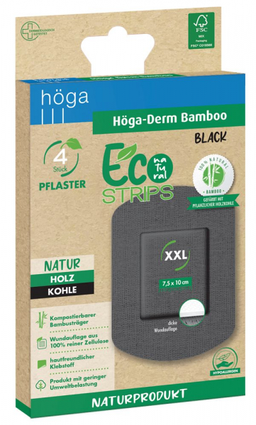 Höga-Derm Bamboo Black XXL, 4 Stück